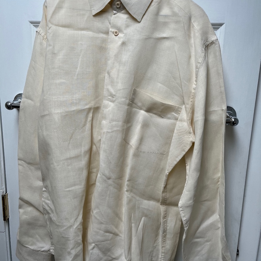 Off White Bamboo Shirt